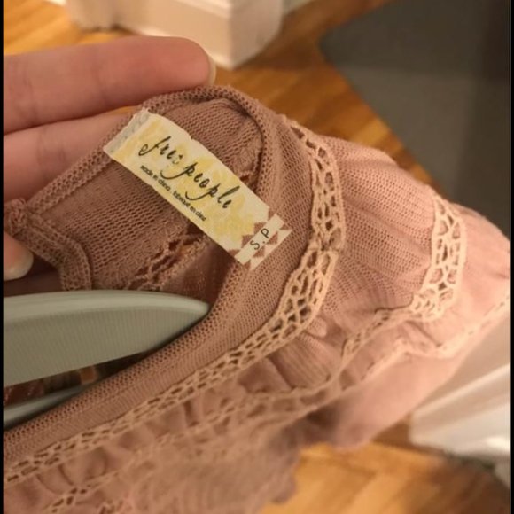 Free People Swing Blush Top - Picture 3 of 4